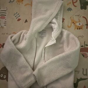 Janie and Jack Soft White Sherpa Jacket